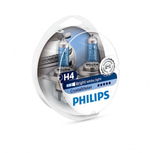 PHILIPS H4 12V 60/55W CRYSTAL VISION