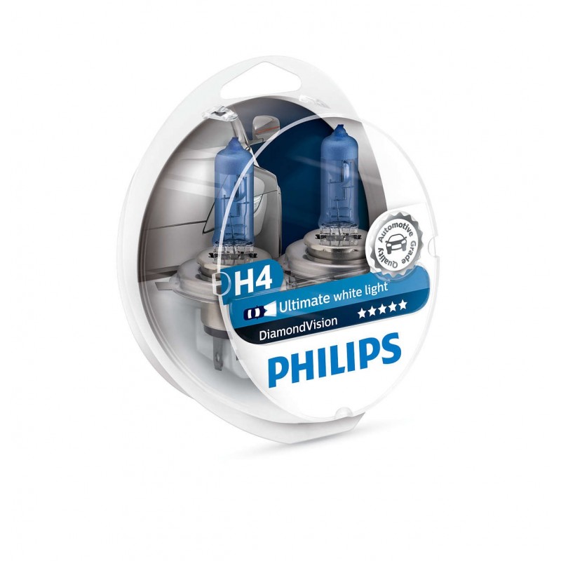 PHILIPS H4 12V 60/55W DIAMOND VISION