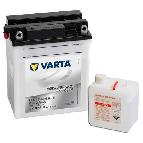 Varta Powersports Freshpack 12N12A-4A-1/YB12A-A