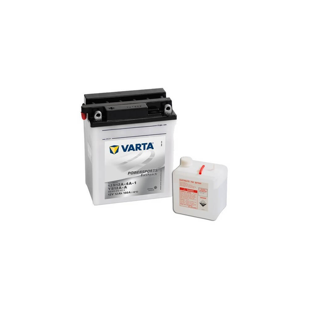 μπαταρια αυτοκινητου Μπαταρία μοτό Varta POWERSPORTS Freshpack 12N12A-4A-1 /YB12A-A Μπαταρία ανοιχτού τύπου