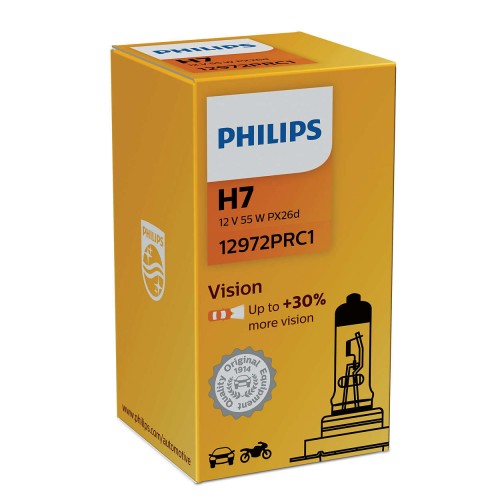 PHILIPS H7 12V 55W VISION +30%