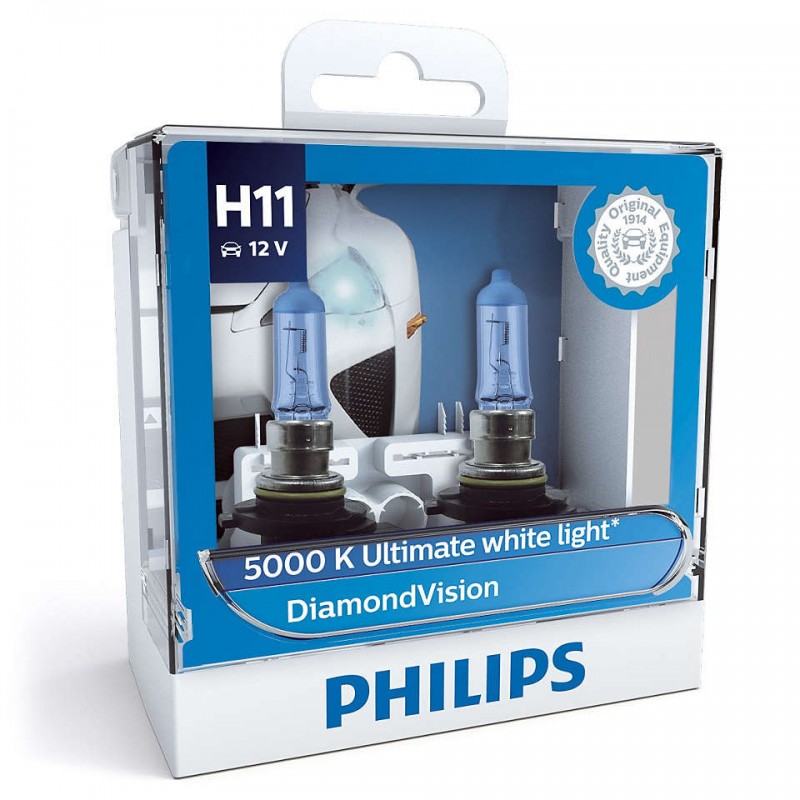 PHILIPS H11 12V 55W DIAMOND VISION
