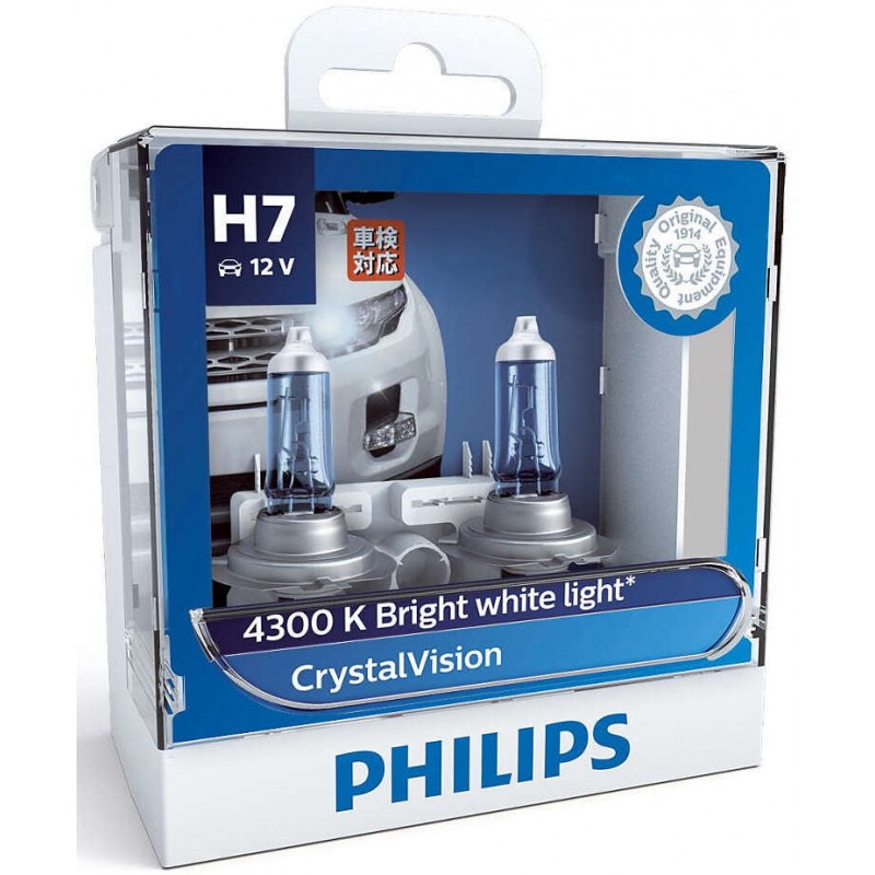 PHILIPS H7 12V 55W Crystal Vision