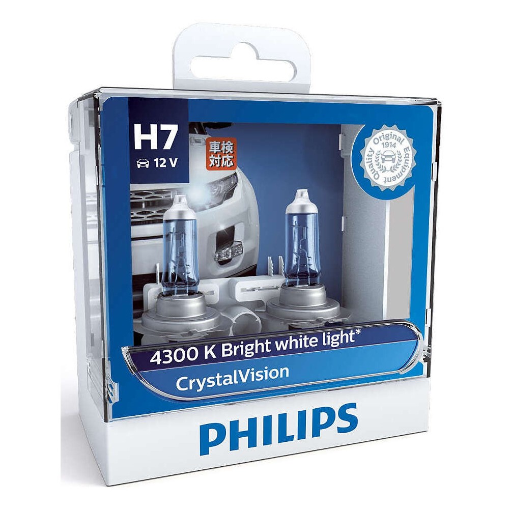 PHILIPS H7 12V 55W Crystal Vision