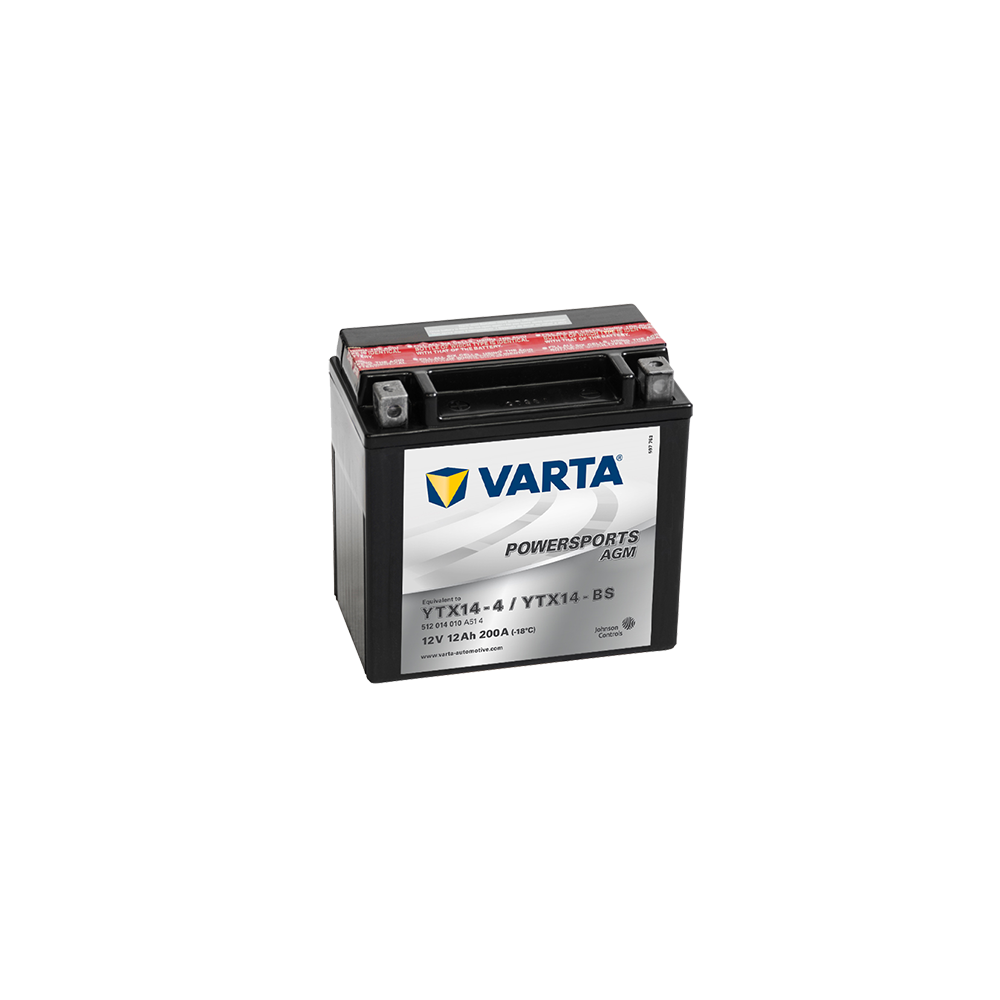 μπαταρια αυτοκινητου Μπαταρία μοτό VARTA Powersports AGM YTX14-BS Μπαταρία κλειστού τύπου