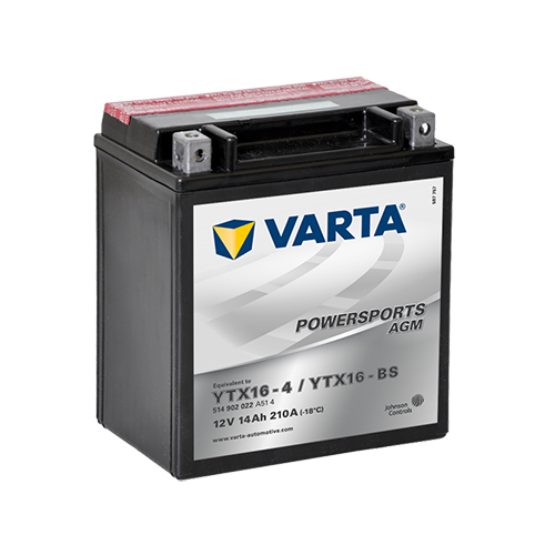 Varta Powersports AGM YTX16-BS