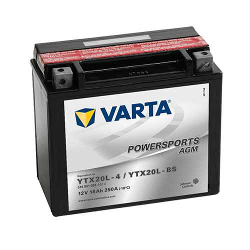 Varta Powersports AGM YTX20L-BS
